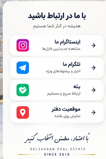 راه‌های ارتباطی املاک دلاوران